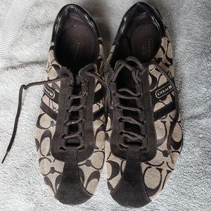 Black Coach Sneakers size 9